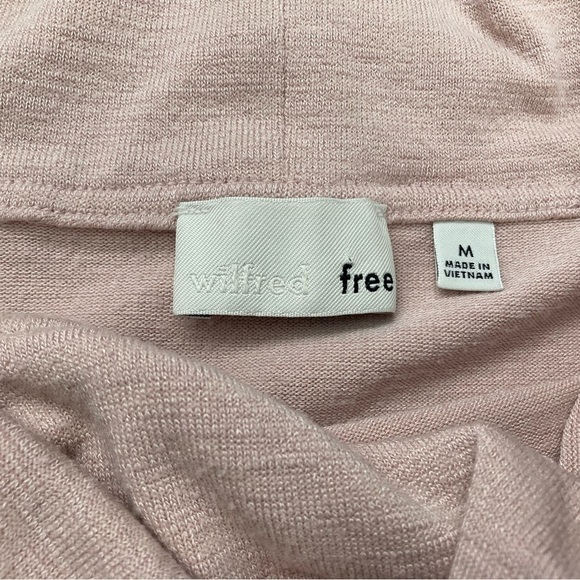 ARITZIA Wilfred Free Camille Hayett off the shoulder pastel pink bodysuit - Picture 8 of 12